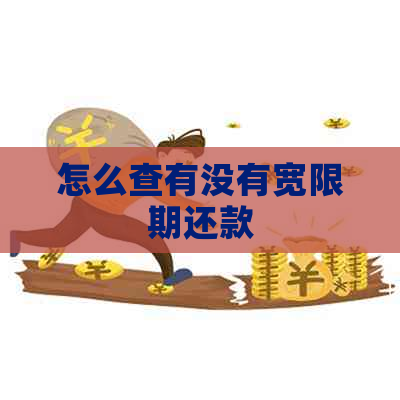 怎么查有没有宽限期还款