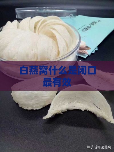 白燕窝什么是闭口最有效