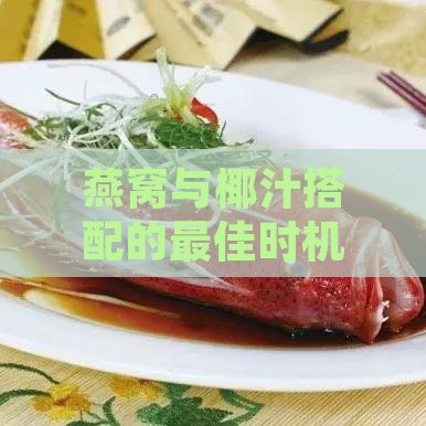 燕窝与椰汁搭配的更佳时机：全方位解析燕窝加入椰汁的正确方法与饮用时间