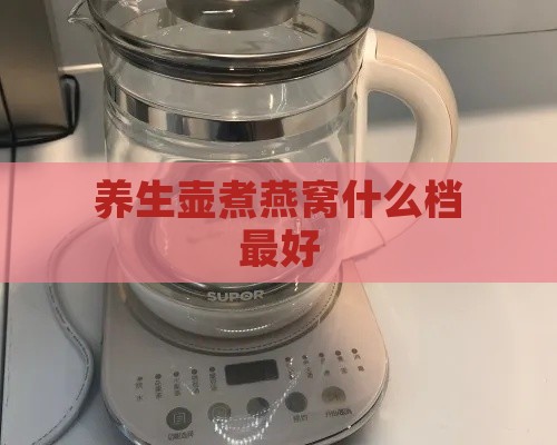 养生壶煮燕窝什么档更好