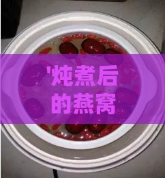 '炖煮后的燕窝呈现何种独特风味与口感'