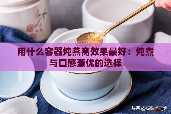 用什么容器炖燕窝效果更好：炖煮与口感兼优的选择