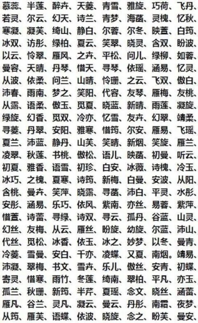 '燕窝雅号精选：融合特色关键词的创意好听名字集锦'