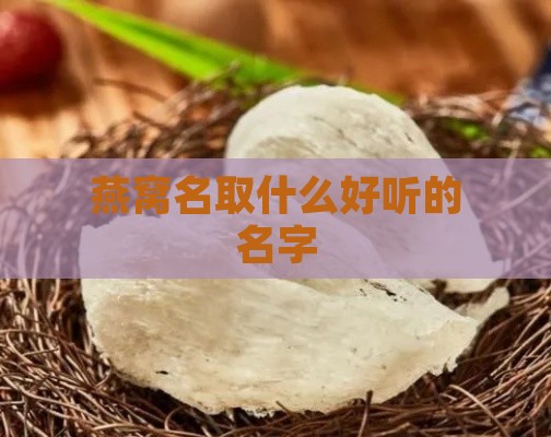 燕窝名取什么好听的名字