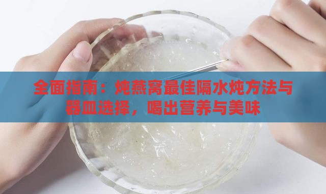 全面指南：炖燕窝更佳隔水炖方法与器皿选择，喝出营养与美味