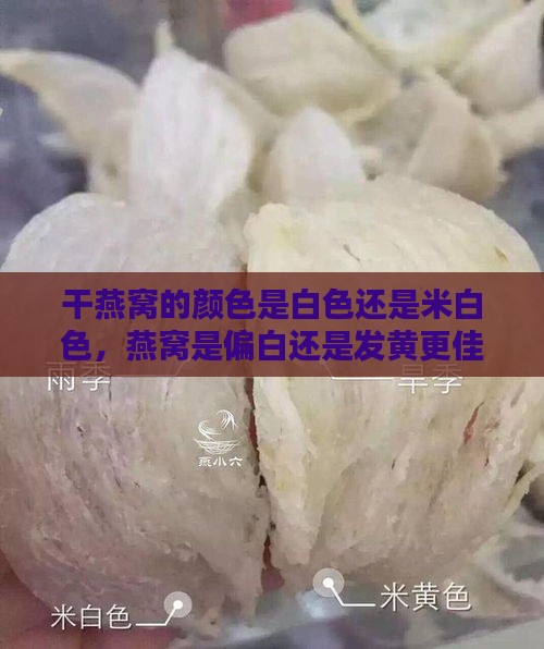 干燕窝的颜色是白色还是米白色，燕窝是偏白还是发黄更佳？