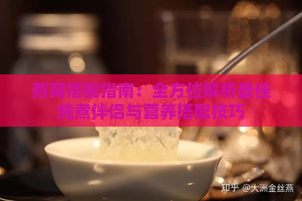 燕窝搭配指南：全方位解析更佳炖煮伴侣与营养搭配技巧