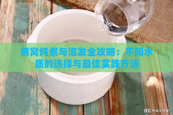 燕窝炖煮与泡发全攻略：不同水质的选择与更佳实践方法