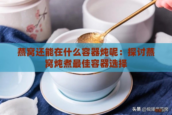 燕窝还能在什么容器炖呢：探讨燕窝炖煮更佳容器选择