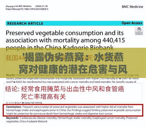 '揭露伪劣燕窝：水货燕窝对健康的潜在危害与风险'