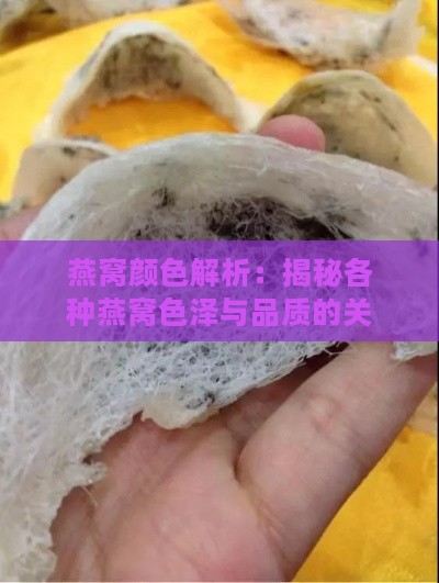 燕窝颜色解析：揭秘各种燕窝色泽与品质的关系