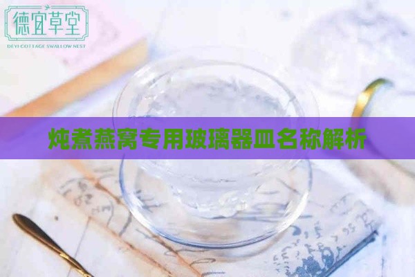 炖煮燕窝专用玻璃器皿名称解析