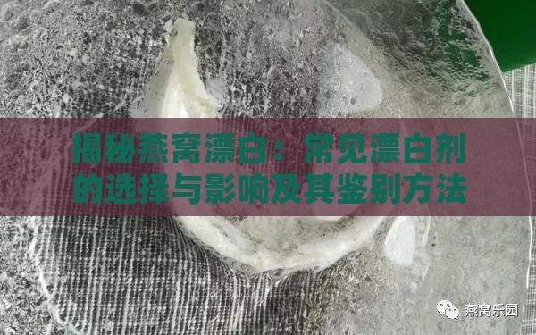 揭秘燕窝漂白：常见漂白剂的选择与影响及其鉴别方法