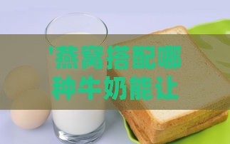 '燕窝搭配哪种牛奶能让营养吸收更佳'