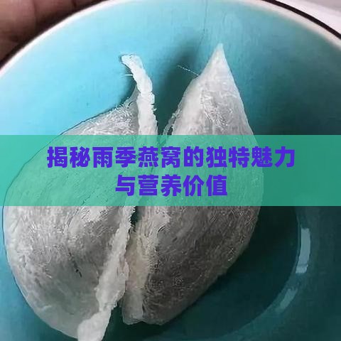 揭秘雨季燕窝的独特魅力与营养价值