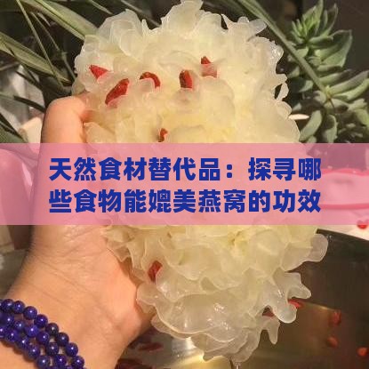 天然食材替代品：探寻哪些食物能媲美燕窝的功效