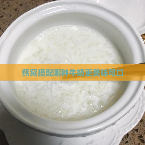 燕窝搭配哪种牛奶更美味可口