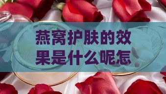 燕窝护肤的效果是什么呢怎么用：揭秘燕窝护肤的功效与正确使用方法