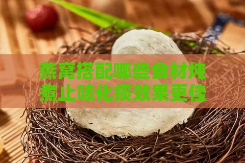 燕窝搭配哪些食材炖煮止咳化痰效果更佳