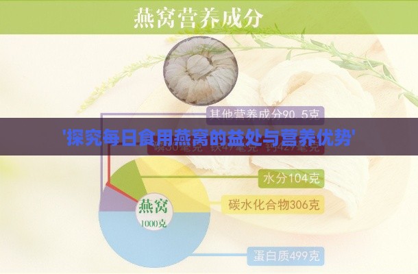 '探究每日食用燕窝的益处与营养优势'