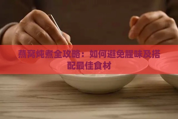 燕窝炖煮全攻略：如何避免腥味及搭配更佳食材