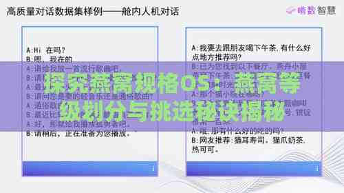 探究燕窝规格OS：燕窝等级划分与挑选秘诀揭秘