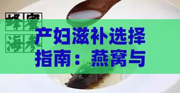 产妇滋补选择指南：燕窝与海参的营养对比及适宜食用建议