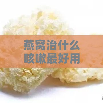 燕窝治什么咳嗽更好用的方法：食用技巧与更佳搭配方案