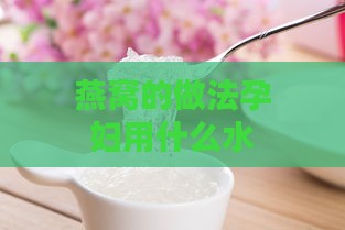 燕窝的做法孕妇用什么水