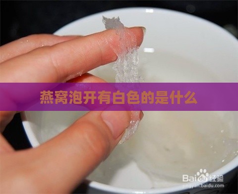 燕窝泡开有白色的是什么