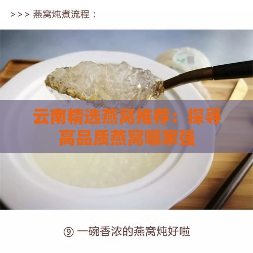 云南精选燕窝推荐：探寻高品质燕窝哪家强