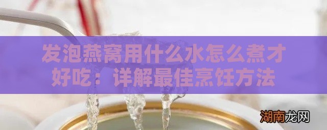 发泡燕窝用什么水怎么煮才好吃：详解更佳烹饪方法