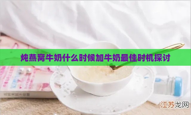 炖燕窝牛奶什么时候加牛奶更佳时机探讨