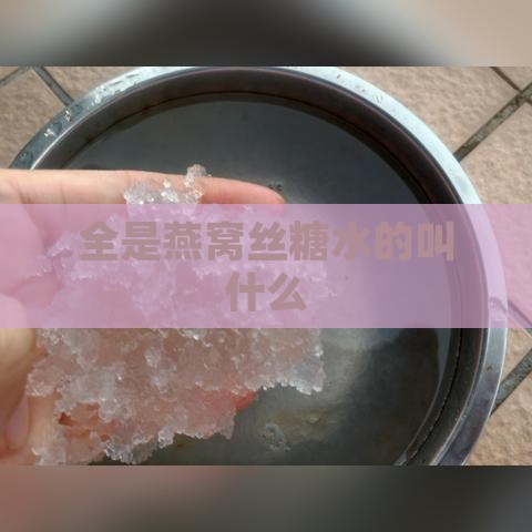 全是燕窝丝糖水的叫什么