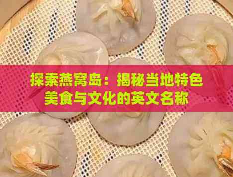 探索燕窝岛：揭秘当地特色美食与文化的英文名称