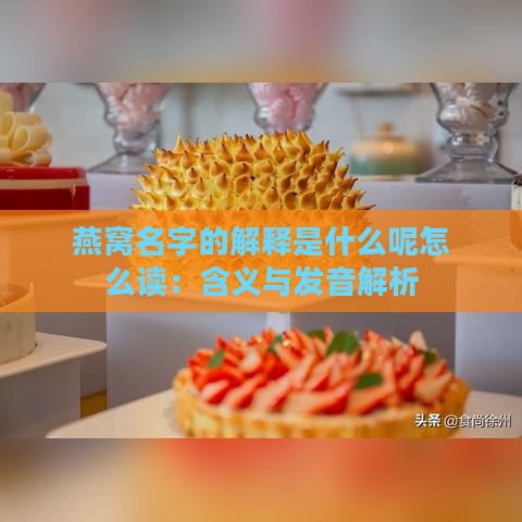 燕窝名字的解释是什么呢怎么读：含义与发音解析