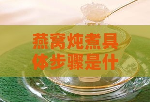 燕窝炖煮具体步骤是什么