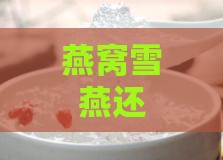 燕窝雪燕还有什么功效呢