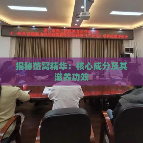 揭秘燕窝精华：核心成分及其滋养功效