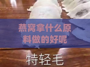 燕窝拿什么原料做的好呢