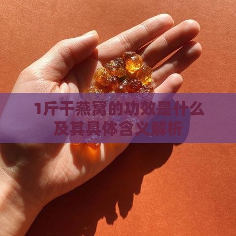 1斤干燕窝的功效是什么及其具体含义解析