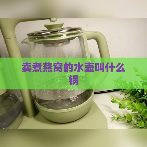 卖煮燕窝的水壶叫什么锅