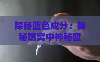 探秘蓝色成分：揭秘燕窝中神秘蓝色燕子的秘密