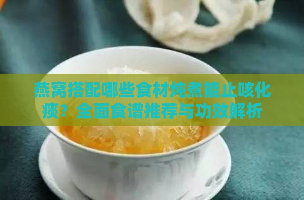 燕窝搭配哪些食材炖煮能止咳化痰？全面食谱推荐与功效解析