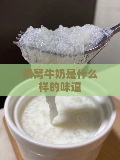 燕窝牛奶是什么样的味道