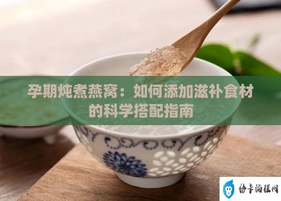 孕期炖煮燕窝：如何添加滋补食材的科学搭配指南