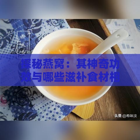 探秘燕窝：其神奇功效与哪些滋补食材相媲美？