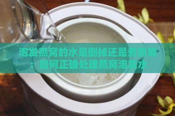 泡发燕窝的水是倒掉还是煮燕窝：如何正确处理燕窝泡发水