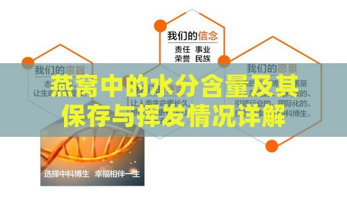 燕窝中的水分含量及其保存与挥发情况详解