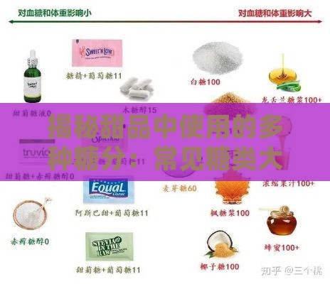 揭秘甜品中使用的多种糖分：常见糖类大解析